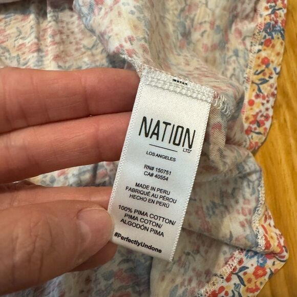 Nation LTD - Kira 70s Maxi Dress in Flower Power Women’s SIZE MED - Picture 11 of 13